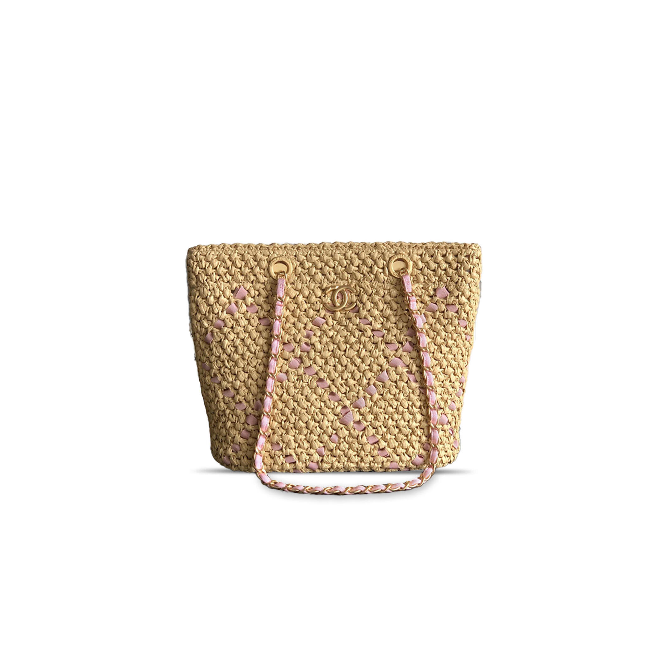 CHANEL WOVEN TOTE BAG (32*23*14cm)